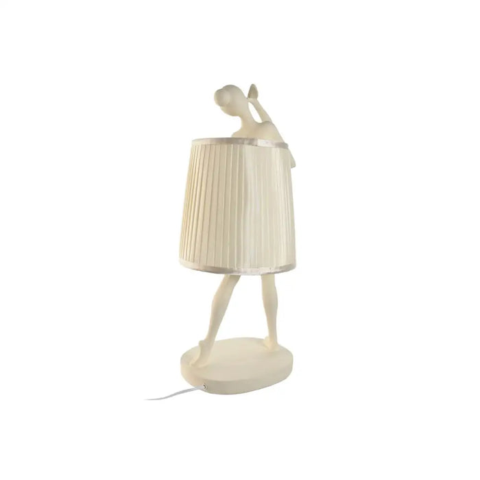 Desk lamp Home ESPRIT White Resin 40 W 220 V 29 x 25 x 62,5 cm - Декорация и Осветление<<<Дом