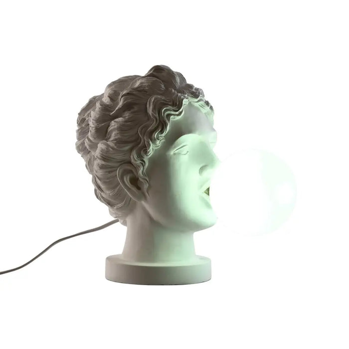 Desk lamp Home ESPRIT White Resin Plastic 220 V 20 x 36 x 31 cm - Декорация и Осветление<<<Дом