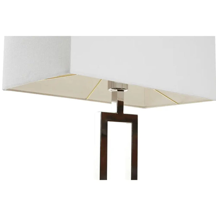 Desk lamp Home ESPRIT White Silver 50 W 220 V - Декорация и Осветление<<<Дом Градина<<<BigBuy&&&Лампи<<<Декорация и