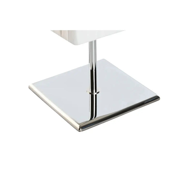 Desk lamp Home ESPRIT White Silver Polyethylene Iron 50 W 220 V 15 x 15 x 43 cm - Декорация и Осветление<<<Дом