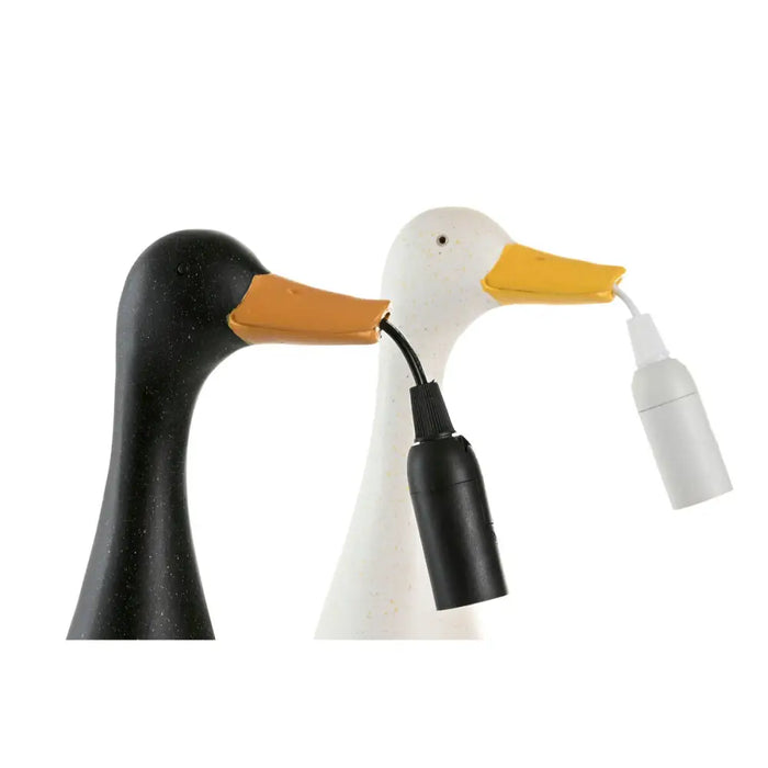 Desk lamp Home ESPRIT Yellow White Black 25 W 220 V (2 Units) - Декорация и Осветление<<<Дом