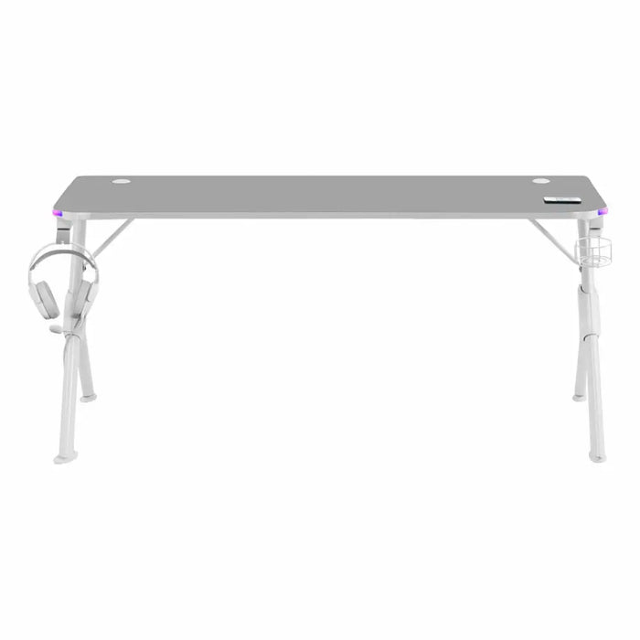Desk Mars Gaming MGDXLRGBW LED RGB White Steel 160 x 60 cm - Компютър Игри<<<Компютри| Електроника<<<BigBuy&&&Аксесоари