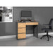 Desk MIJAS LEFT 98x51x76 cm Anthracite/Artisan - Traditional desksBIR-TRA<<<DesksBIR<<<ActionPL
