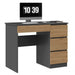 Desk MIJAS RIGHT 98x51x76 cm Anthracite/Artisan - Traditional desksBIR-TRA<<<DesksBIR<<<ActionPL