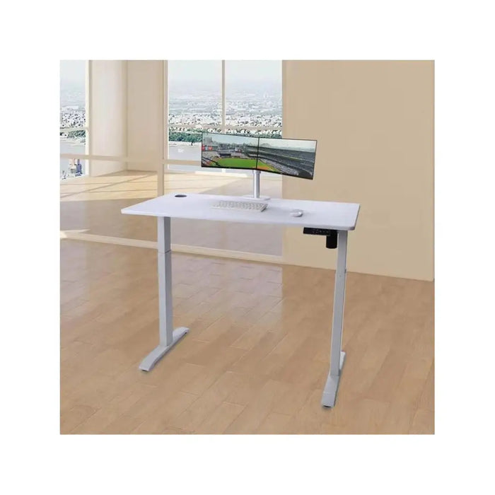 Desk Urban Factory EED25UF White Stainless steel 118 x 60 cm - Компютър Игри<<<Компютри|