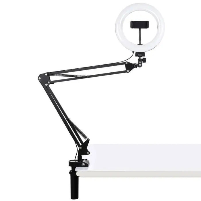 Desktop arm stand Puluz with 20cm LED Vlogging Ring PKT3089B - Ring lights<<<Photo studio<<<Photo