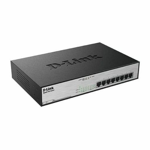 Desktop Switch D-Link DGS-1008MP - Компютър Мрежи и компоненти<<<Компютри| Електроника<<<BigBuy&&&Суичове<<<Компютър