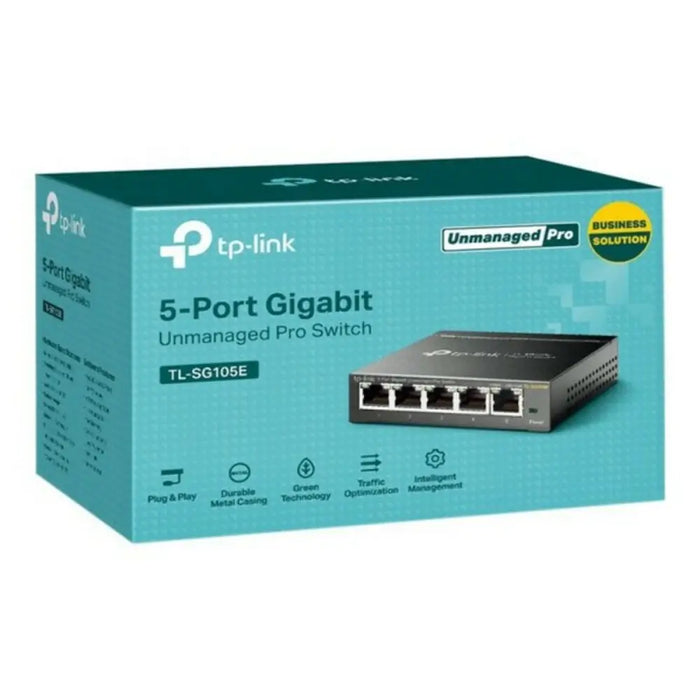 Desktop Switch TP-Link TL-SG105E RJ45 7,4 Mbps Black - Компютър Мрежи и компоненти<<<Компютри|