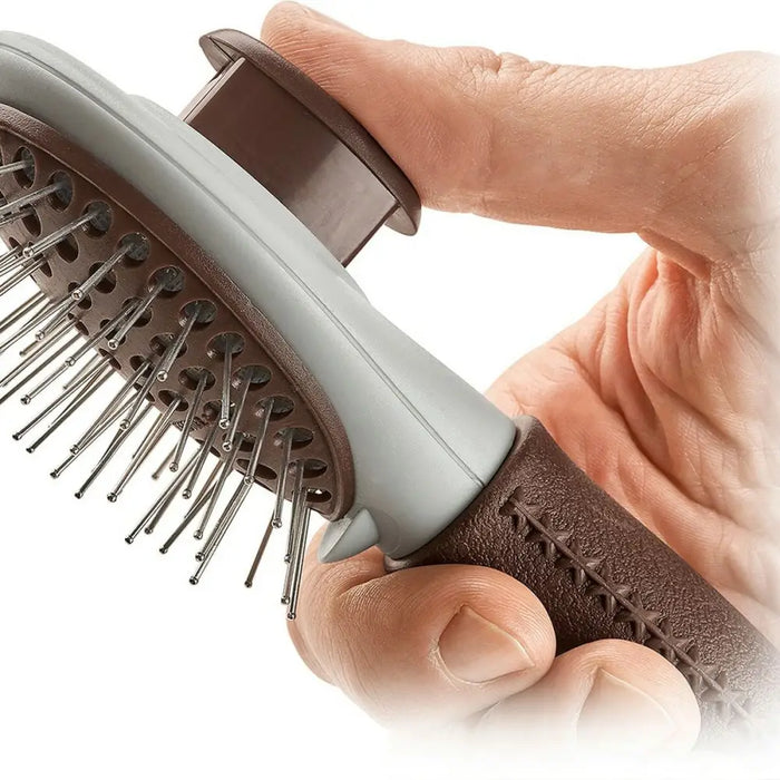 Detangling Hairbrush Hunter Self-cleaning - Домашни Животни<<<Дом Градина<<<BigBuy&&&Здраве и хигиена<<<Домашни