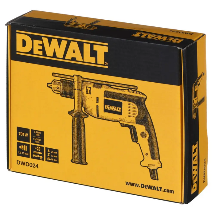 DEWALT DWD024-QS IMPACT DRILL - DrillsNEL-WIE<<<Electric toolsNEL<<<ActionPL&&&Бормашини<<<Пробивни