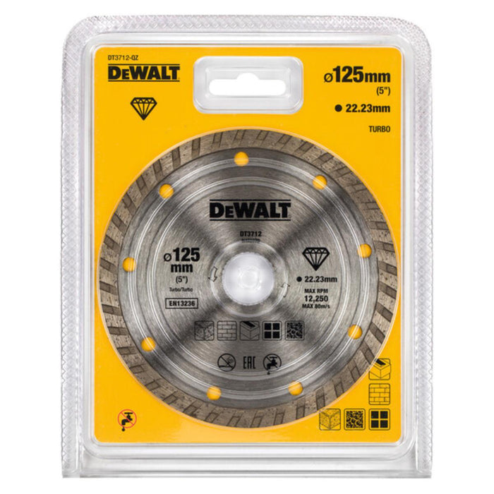 DIAMOND DISC TURBO 125MM DEWALT