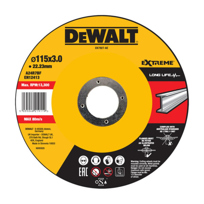 DISC FOR METAL Ф115Х3.0MM DEWALT