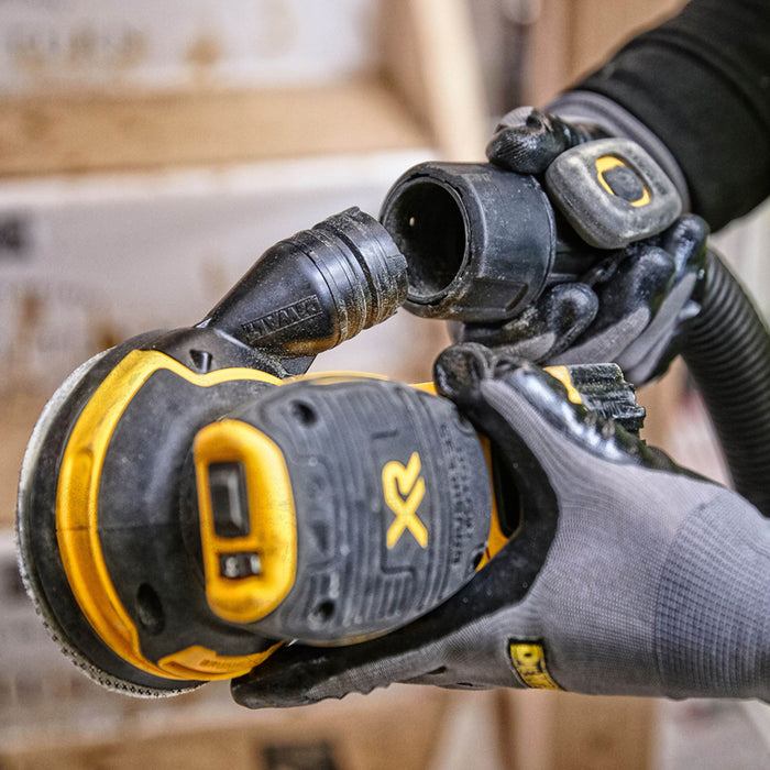 CORDLESS BRUSHLESS ORBITAL GRINDER DEWALT DCW210N-XJ 18 V, 125 mm, WITHOUT BATTERY AND CHARGER