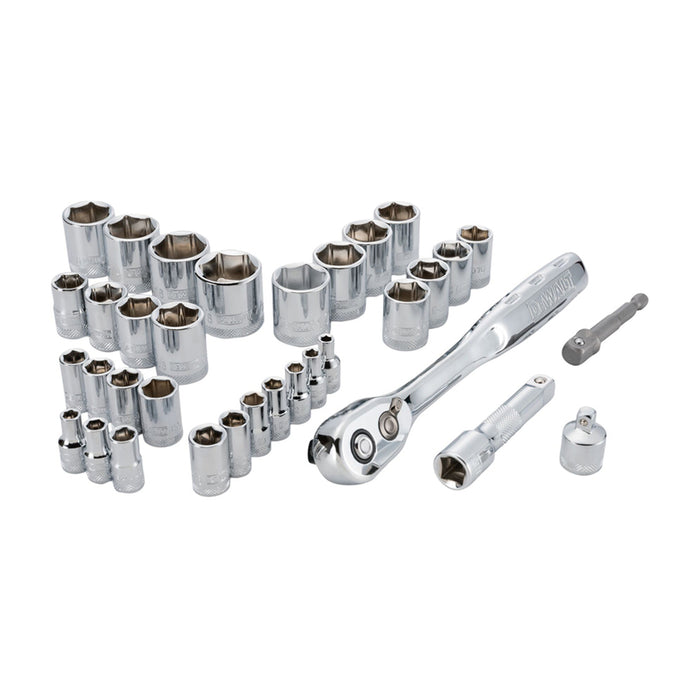 DEWALT DWMT45034-0 34-PIECE RATCHET SET WITH INSERTS