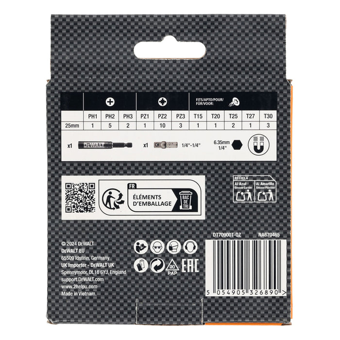DEWALT DT70900T-QZ BIT SET