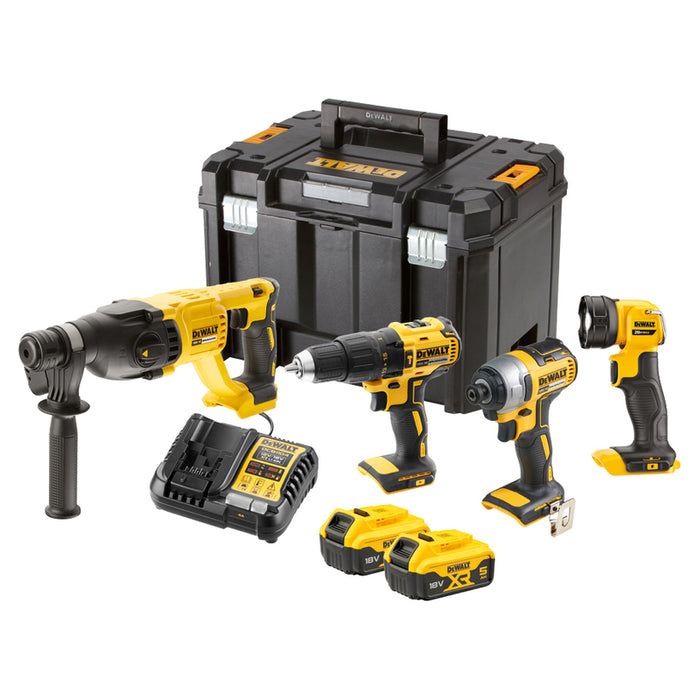 DEWALT DCK440P2T-QW 18 V CORDLESS BRUSHLESS KIT, NUMBER OF BATTERIES 2, 5.00 Ah, CASE