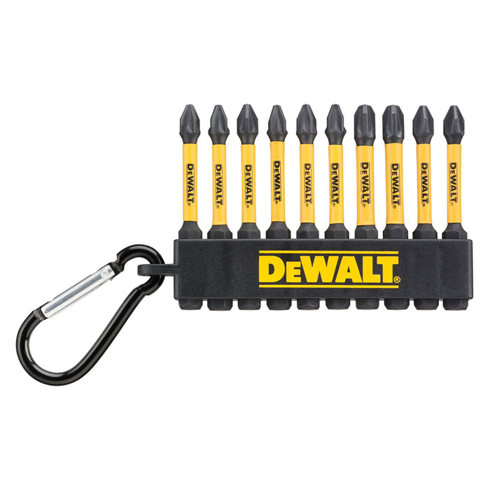 IMPACT BITS SET PH PZ WITH CARABINER DEWALT DT7274-QZ