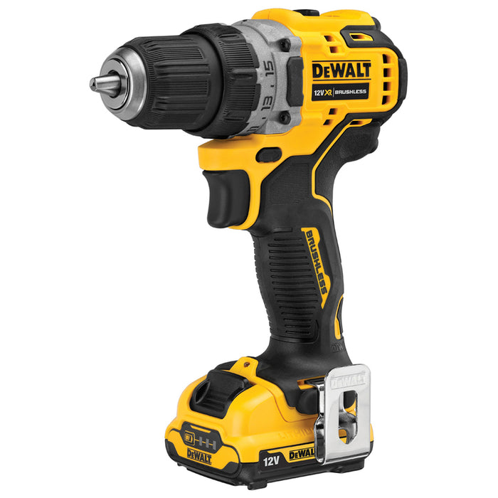 CORDLESS DRILL DEWALT DCD701D2-QW 12 V, 57.50 nm, NUMBER OF BATTERIES 2, 2.00 Ah, CASE