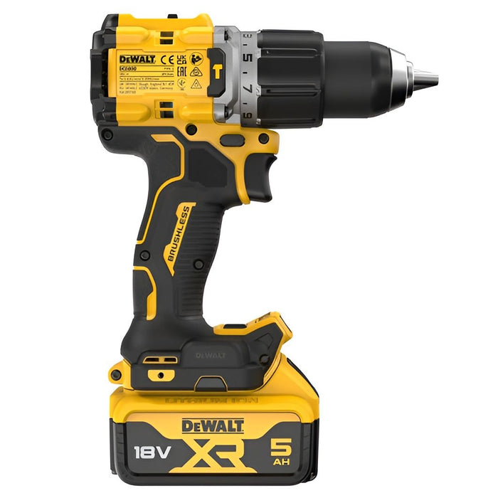 DRILL/DRIVER DEWALT DCD805P2T 18V 2X5,0AH BL TSTAK