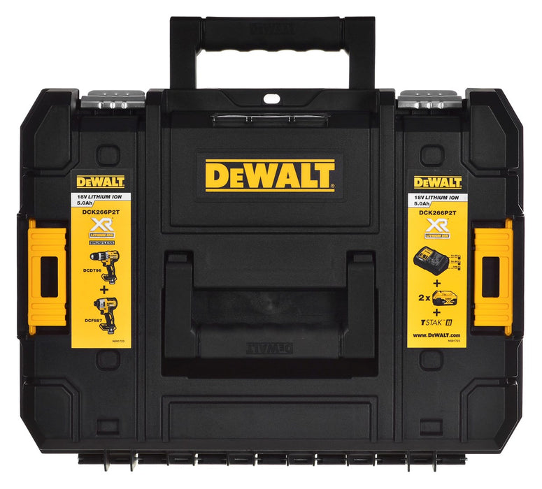 POWER TOOL COMBO KIT DEWALT DCK266P2T (DCD796+DCF887) 2X5,0AH 18V