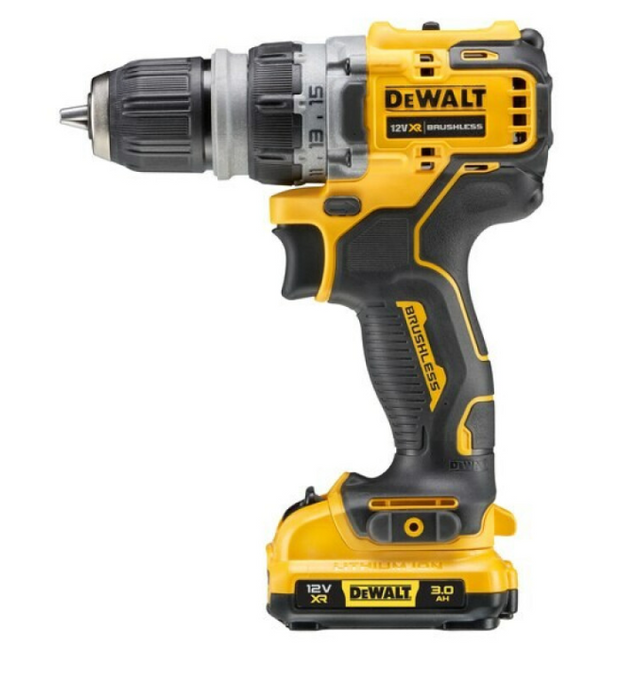 DEWALT DRILL DRIVER 12V 2x3.0AH REPLACEMENT HEADS DCD703L2T