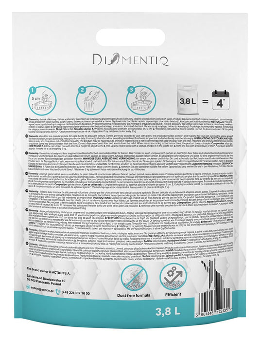 DIAMENTIQ Ocean Breeze - Cat litter - 3,8 l