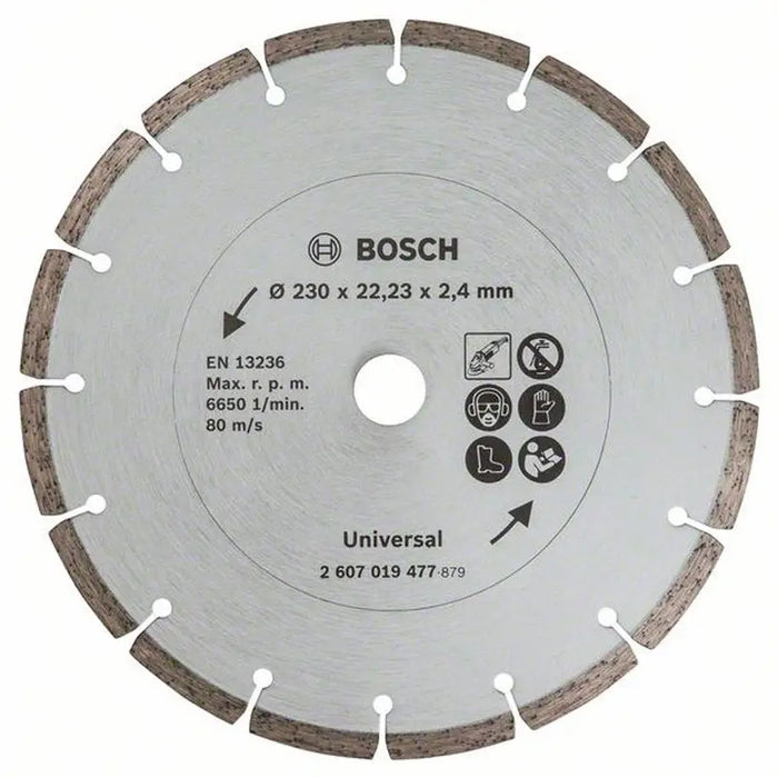 DIAMOND DISC FOR CUTTING NON-METAL BOSCH 230x2.4x22.23 - Дискове за ъглошлайфи<<<Консумативи за