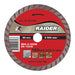 DIAMOND DISC FOR NON-METAL CUTTING RAIDER 180x2x22.2 - Дискове за ъглошлайфи<<<Консумативи за