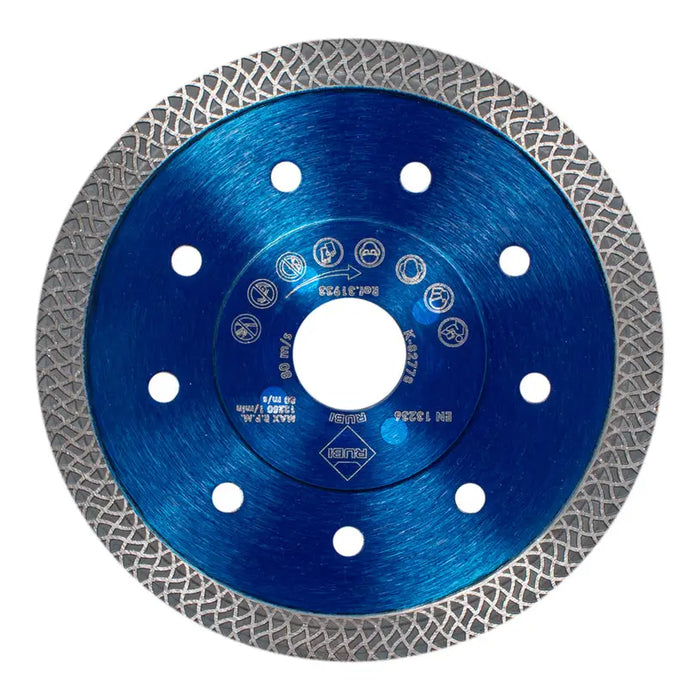 DIAMOND DISC FOR NON-METAL CUTTING RUBI 125x1.4x22.23 - Дискове за ъглошлайфи<<<Консумативи за