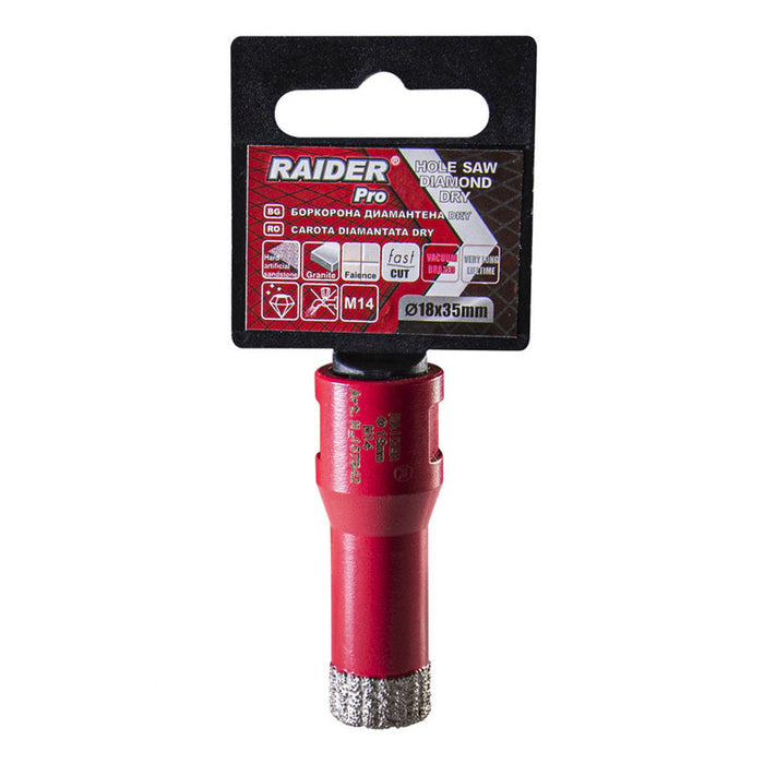 DIAMOND DRY F 18 MM M14 RAIDER PRO DRILL - Боркорони<<<Консумативи за електроинструменти<<<Инструменти и