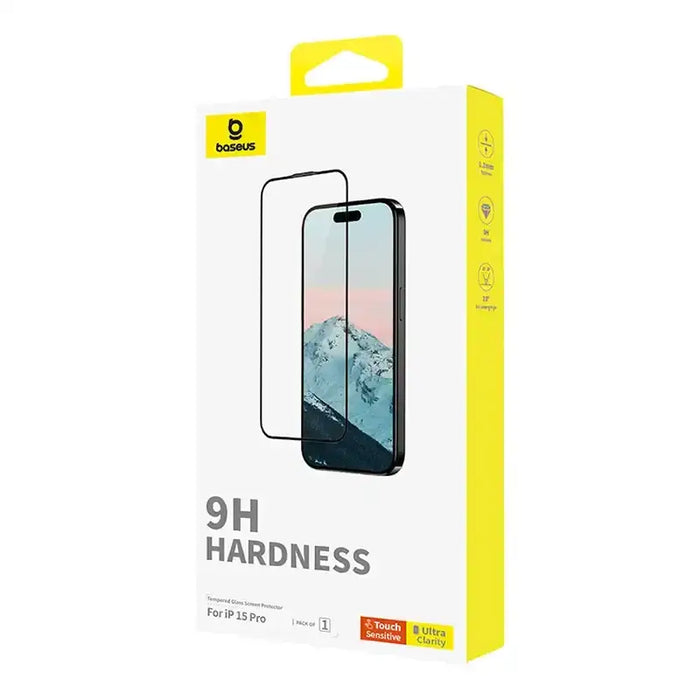 Diamond Tempered Glass Baseus 0.3mm for iPhone 15Pro - For smartphones<<<Tempered glass and screen protectors<<<GSM