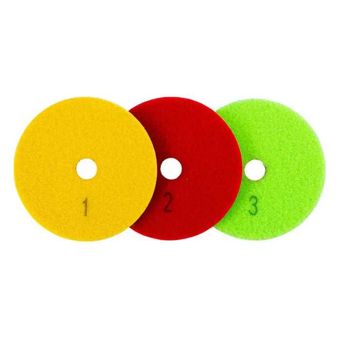DIAMOND WET POLISHING DISCS SET 3 PCS NEXTOOL SPD-315 - Кечета за полиране<<<Консумативи за