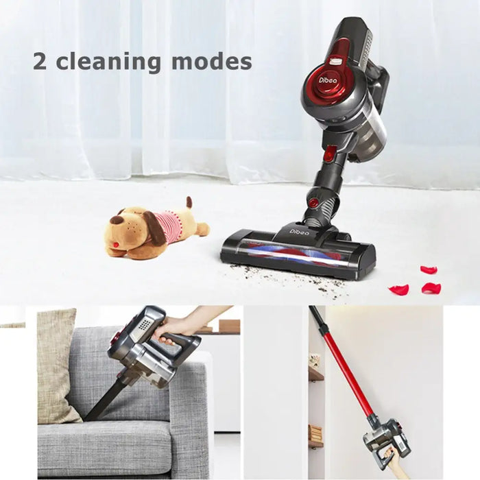 Dibea T6 Cordless Vacuum Cleaner with Docking Station and Container 7kpa Suction - Cordless Vacuum Cleaners