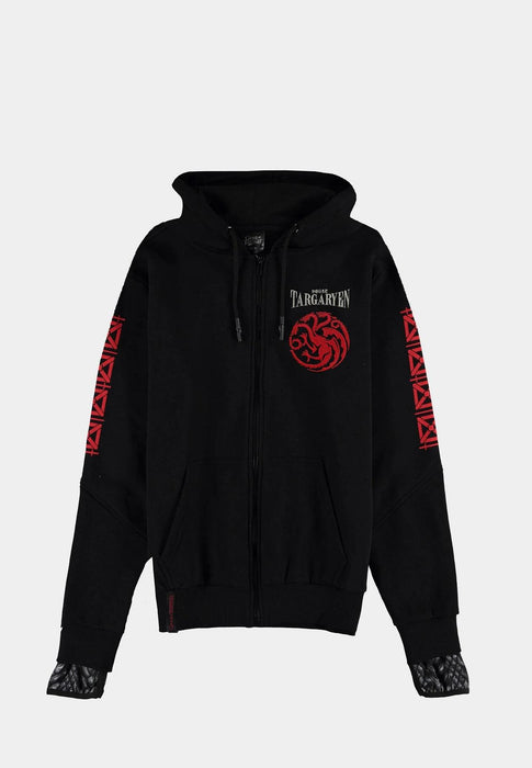 Sweatshirt DIFUZED GOT - House Of The Dragon - Men's Hero Item Zipper, L