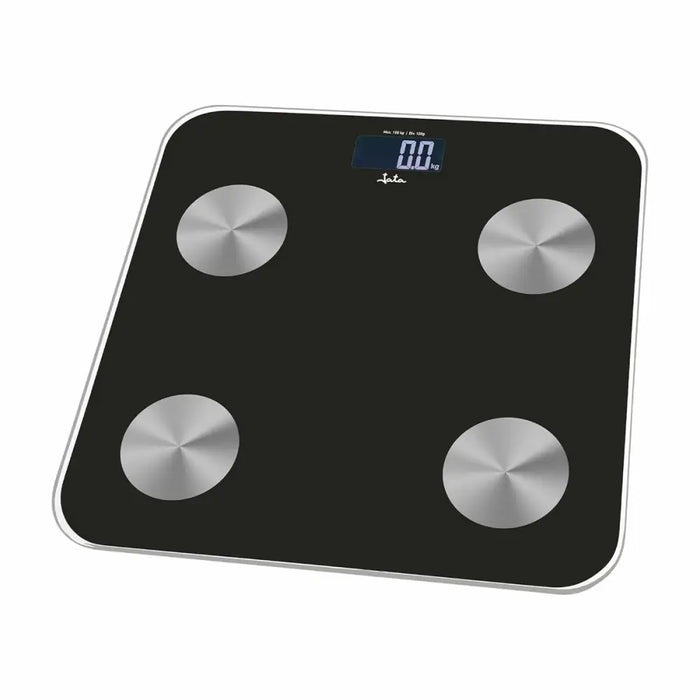 Digital Bathroom Scales JATA HBAS1155 Black Glass Tempered Glass 180 kg - Баня<<<Дом Градина<<<BigBuy&&&Кантари за