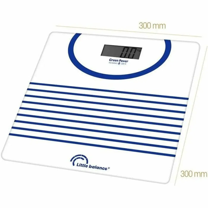 Digital Bathroom Scales Little Balance 8655 Blue/White 180 kg - Баня<<<Дом Градина<<<BigBuy&&&Кантари за