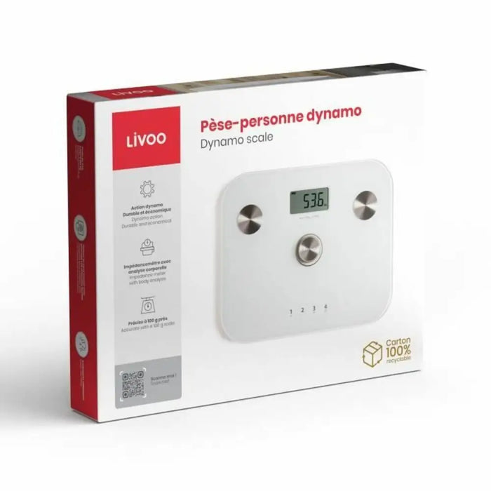 Digital Bathroom Scales Livoo DOM465W White 150 kg - Баня<<<Дом Градина<<<BigBuy&&&Кантари за баня<<<Баня<<<Дом