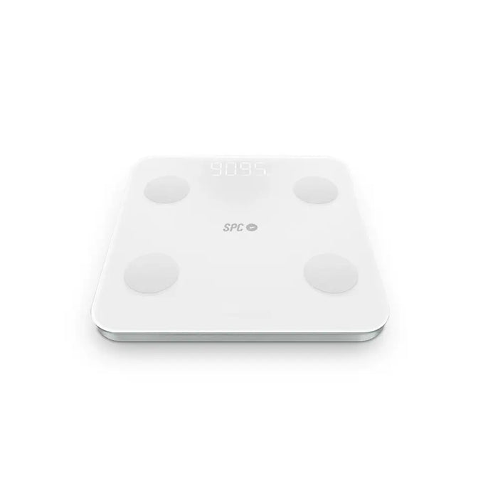 Digital Bathroom Scales SPC Internet ATENEA FIT 3 White Tempered Glass 180 kg 50 x 50 x 28 cm - Баня<<<Дом