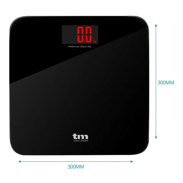 Digital Bathroom Scales TM Electron Black - Баня<<<Дом Градина<<<BigBuy&&&Кантари за баня<<<Баня<<<Дом Градина<<<BigBuy