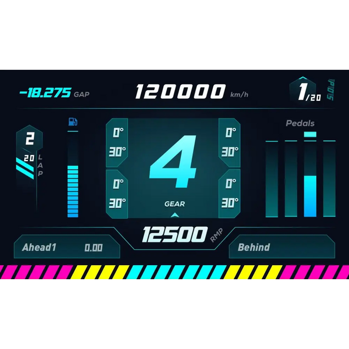 Digital dashboard MOZA RM Dashboard - Аксесоари за Волани<<<Геймърска периферия<<<ValiAPI