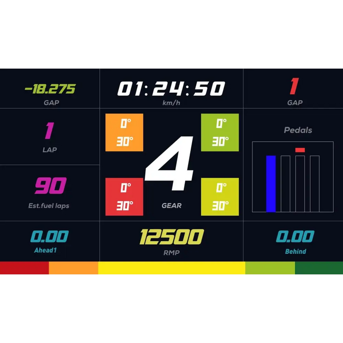 Digital dashboard MOZA RM Dashboard - Аксесоари за Волани<<<Геймърска периферия<<<ValiAPI