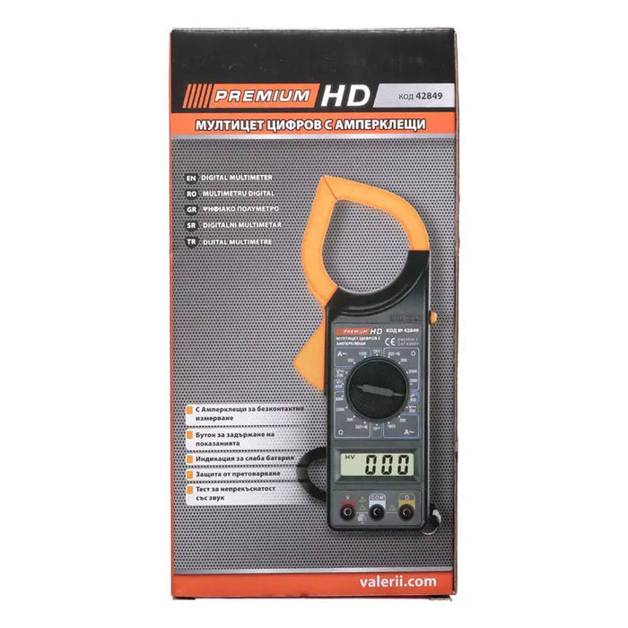 DIGITAL MULTIMETER WITH CLAMP PREMIUM - Измервателни уреди<<<Електроматериали<<<Строителни