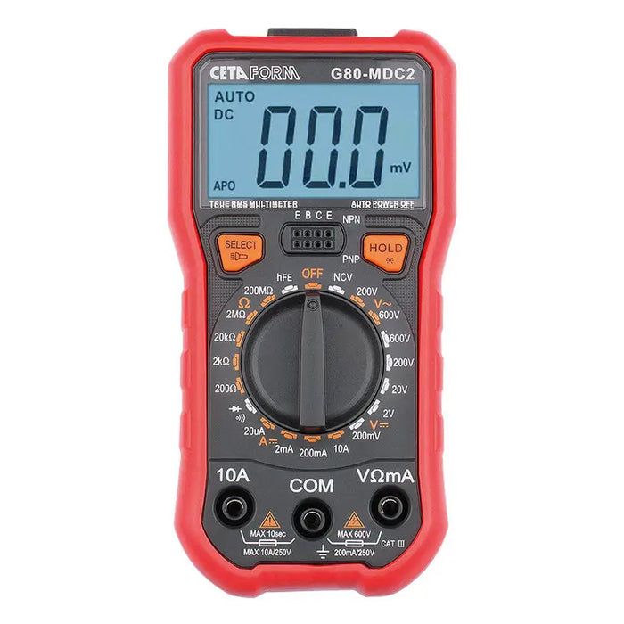 DIGITAL MULTISET CETA-FORM G80-MDC2 - Измервателни уреди<<<Електроматериали<<<Строителни