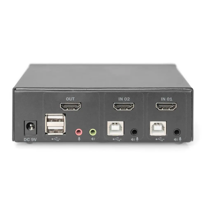 Digitus KVM Switch 2 Port Single Display 4K HDMI® - SwitchesKVV-PRZ<<<KVMKVV<<<ActionPL
