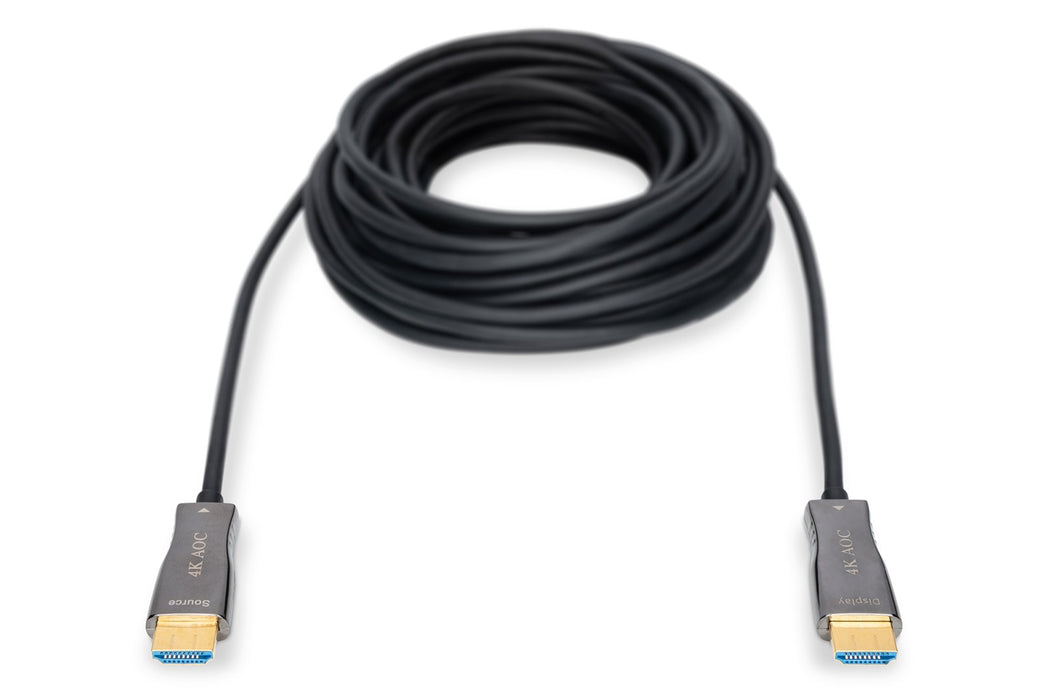 Digitus HDMI AOC Hybrid Fiber Optic Cable, UHD 4K, 15 m