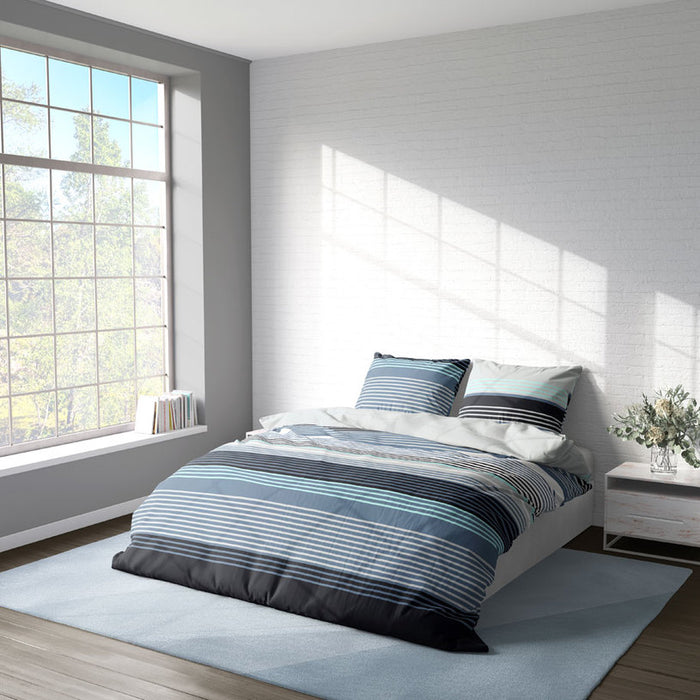 DOUBLE BEDROOM SET 3 PIECES WITHOUT SHEETS RANFORS DILIOS SKY