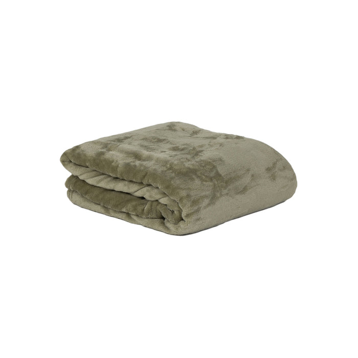 BLANKET DILIOS SILK TOUCH 130X170 CM GREEN