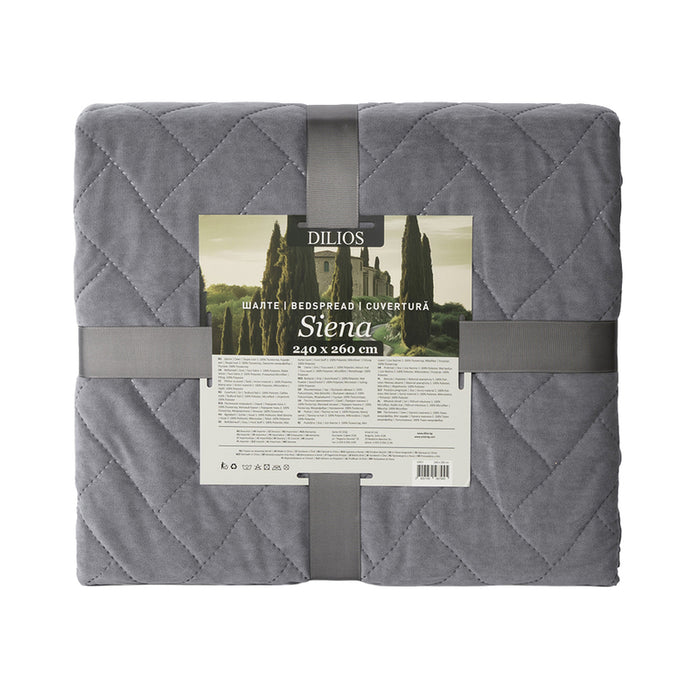 SIENA DILIOS 240X260 CM GREY CHARM