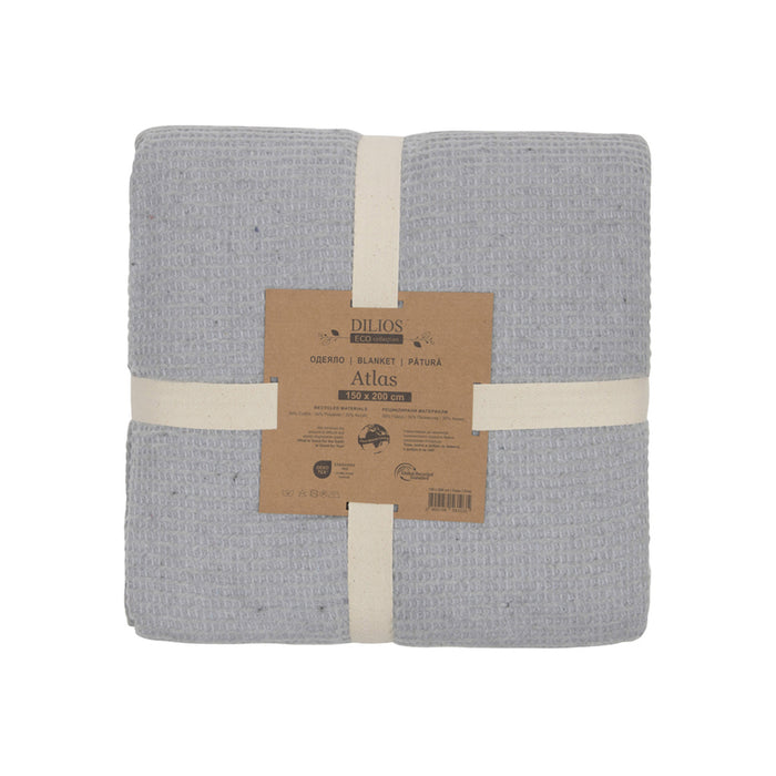 BLANKET ATLAS DILIOS 150X200 CM GRAY