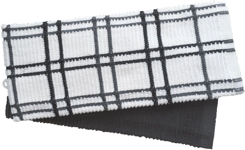 KITCHEN TOWEL DILIOS 40X60 CM GRAY 2 PCS